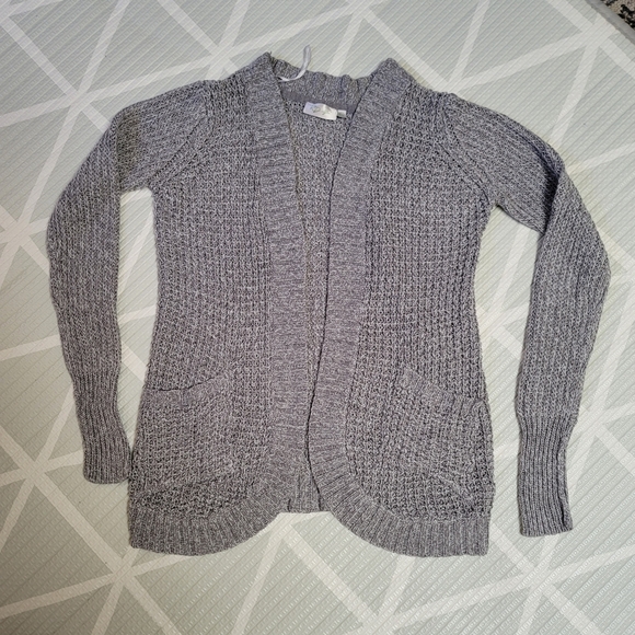 RD Style Sweaters - RD Style Montoya Open Stitch Cardigan in Gray, Size S